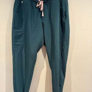 FIGS Zamora Jogger Scrub Pants in Teal